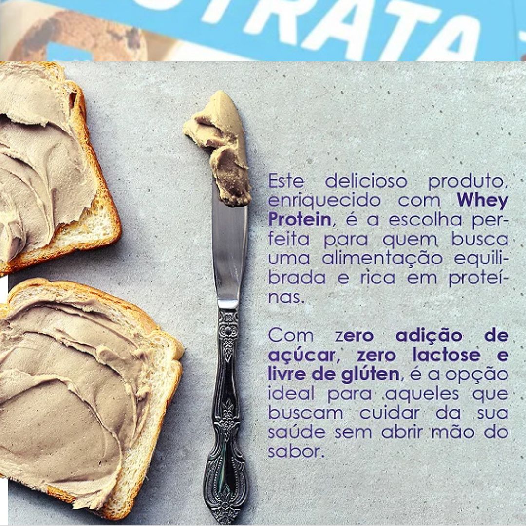 Pasta De Amendoim com Whey Cookies E Cream Nutrata | 600g