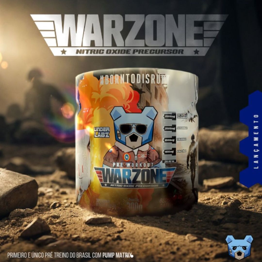 Warzone Blood Battle Pré Treino Under Labz | 150g