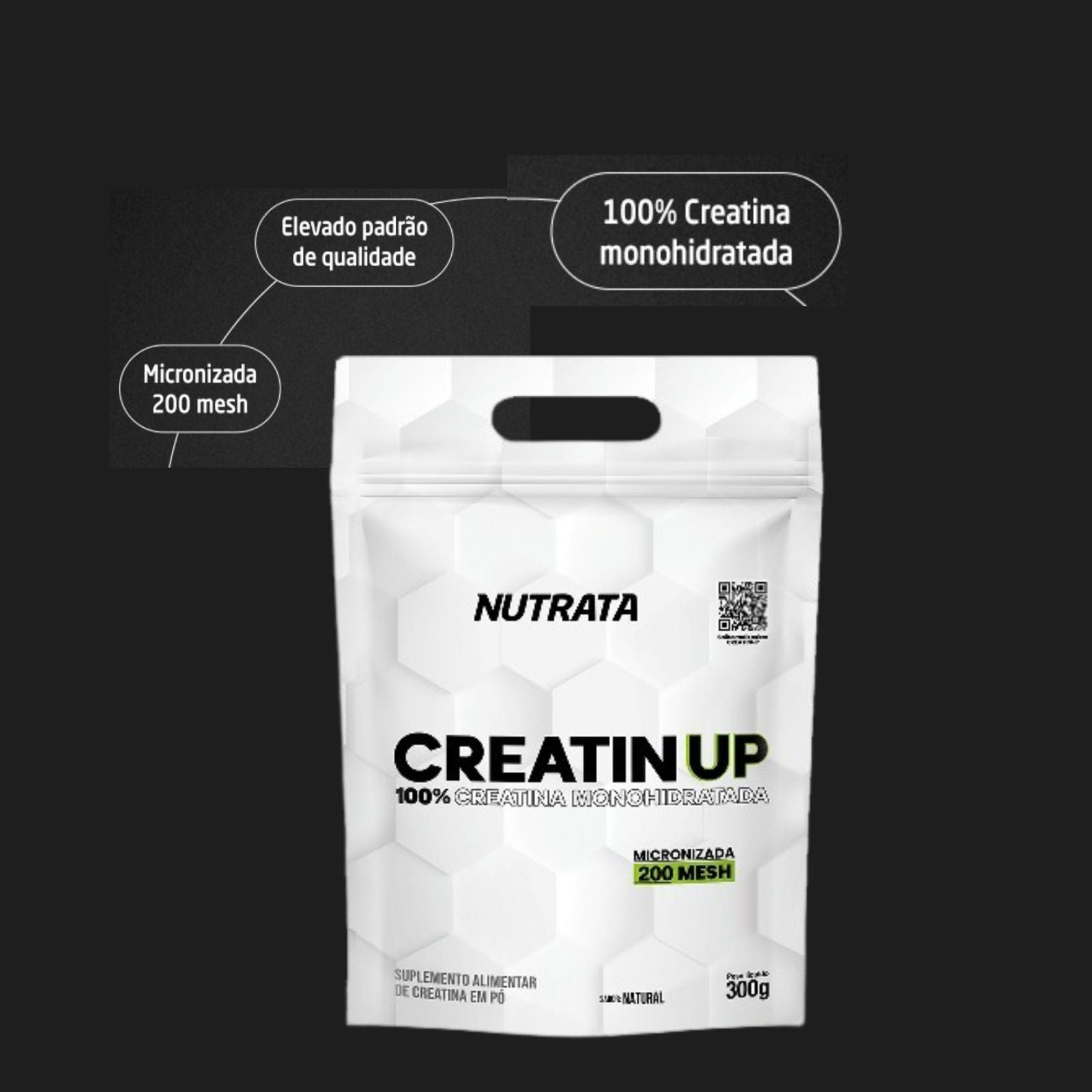 Nutrata Creatin UP | Creatina Monohidratada | Sachê 300g