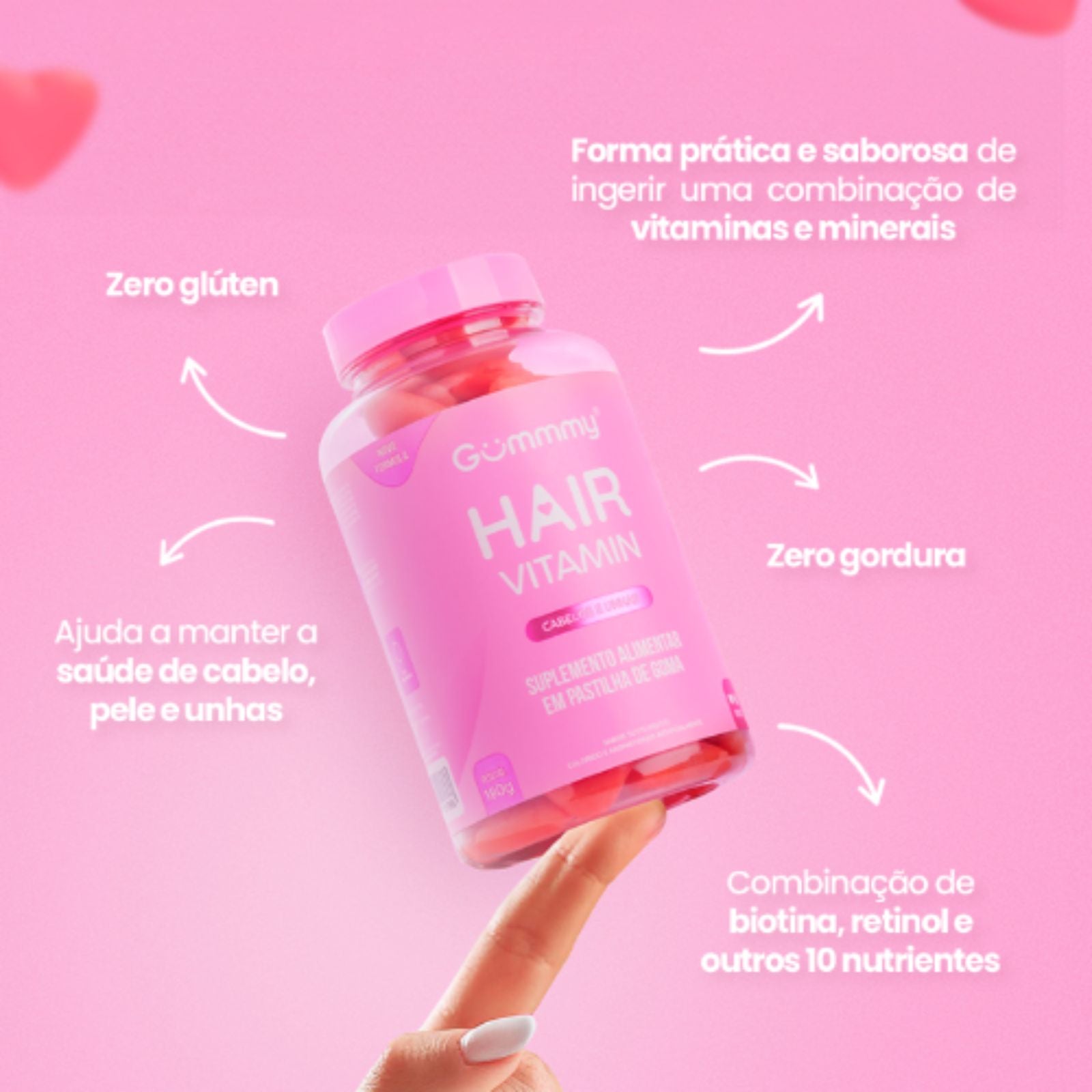 Gummy® Original Hair Vitamin Tutti Frutti | 180g