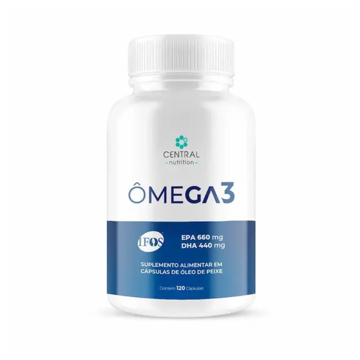 ÔMEGA 3 IFOS™ 660EPA 440DHA Central Nutrition | 120 cápsulas