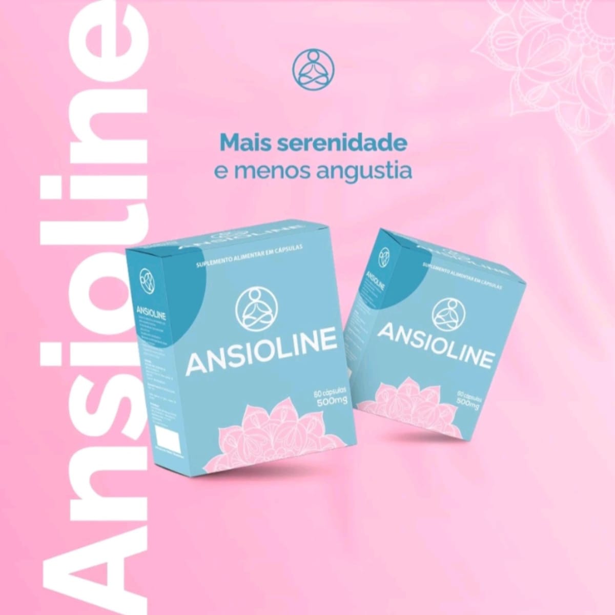 Ansioline Suplemento Alimentar combate Ansiedade | 60 cápsulas
