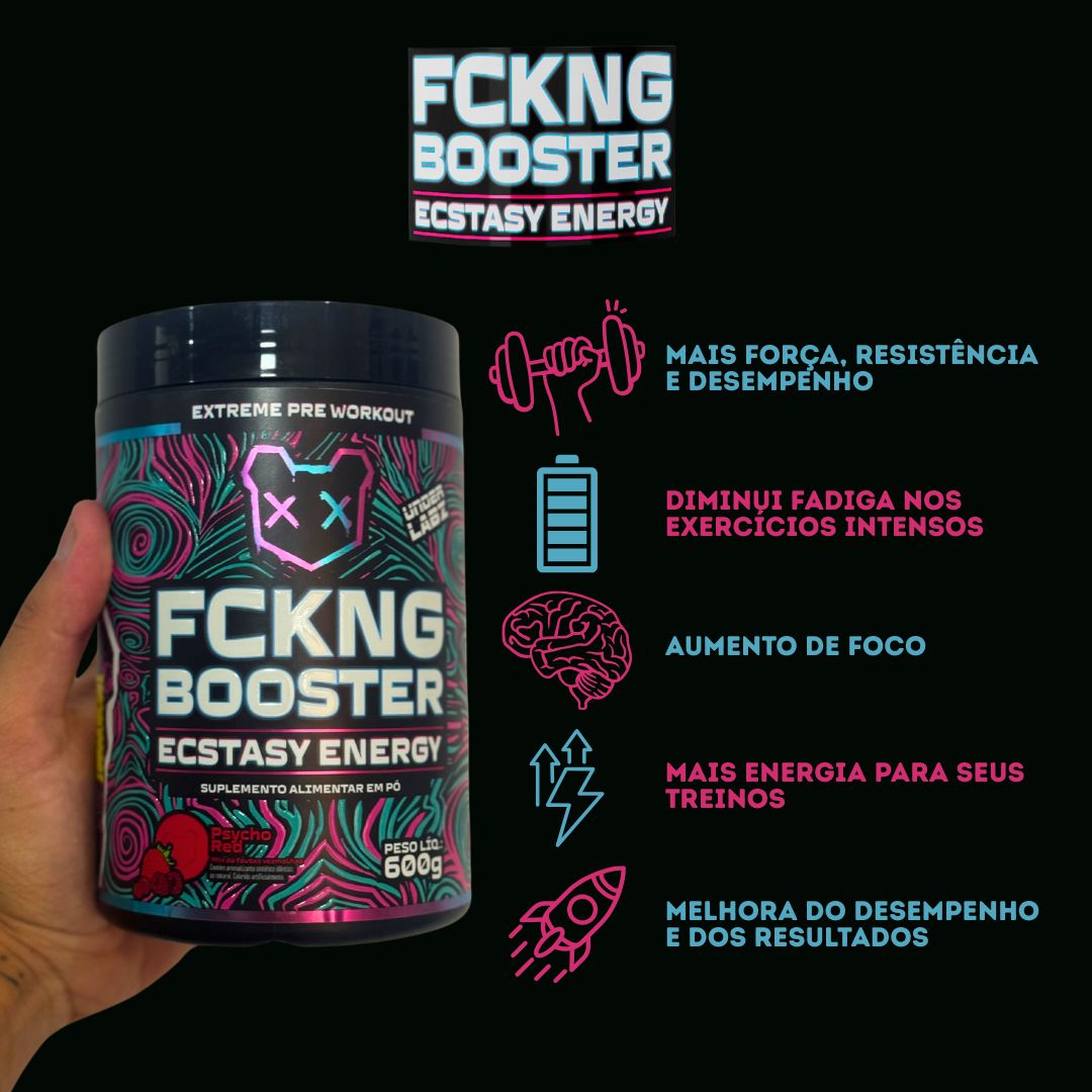 Fckng Booster Ecstasy Energy Under Labz Psycho Red | 600g