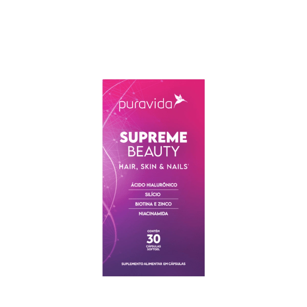 Supreme Beauty Hair, Skin & Nails Puravida | 30 cápsulas
