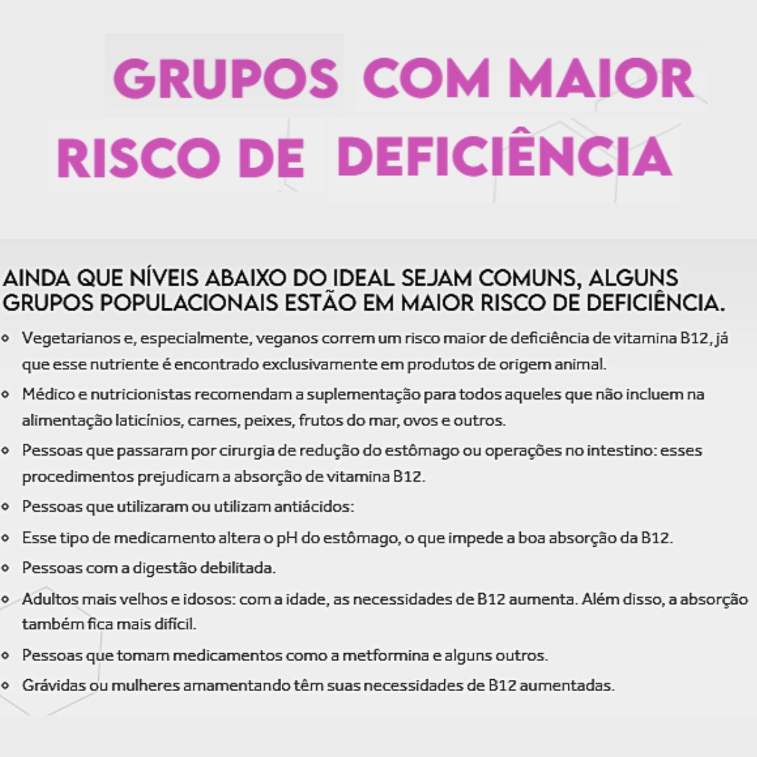 Bio Vitamina B12+ Sabor Frutas Vermelhas Puravida | 20ml