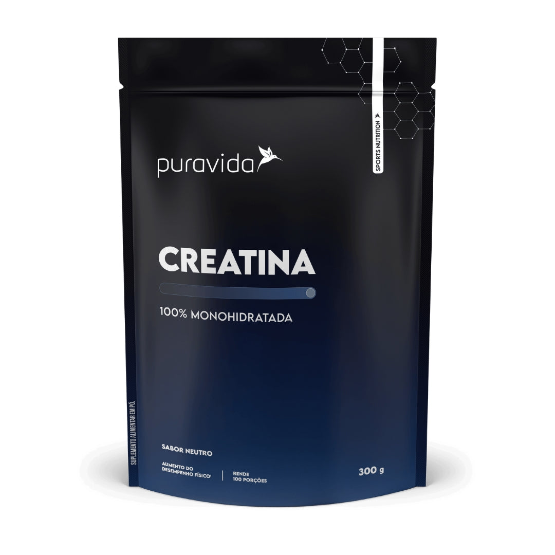 Creatina 100% Monohidratada Puravida | 300g