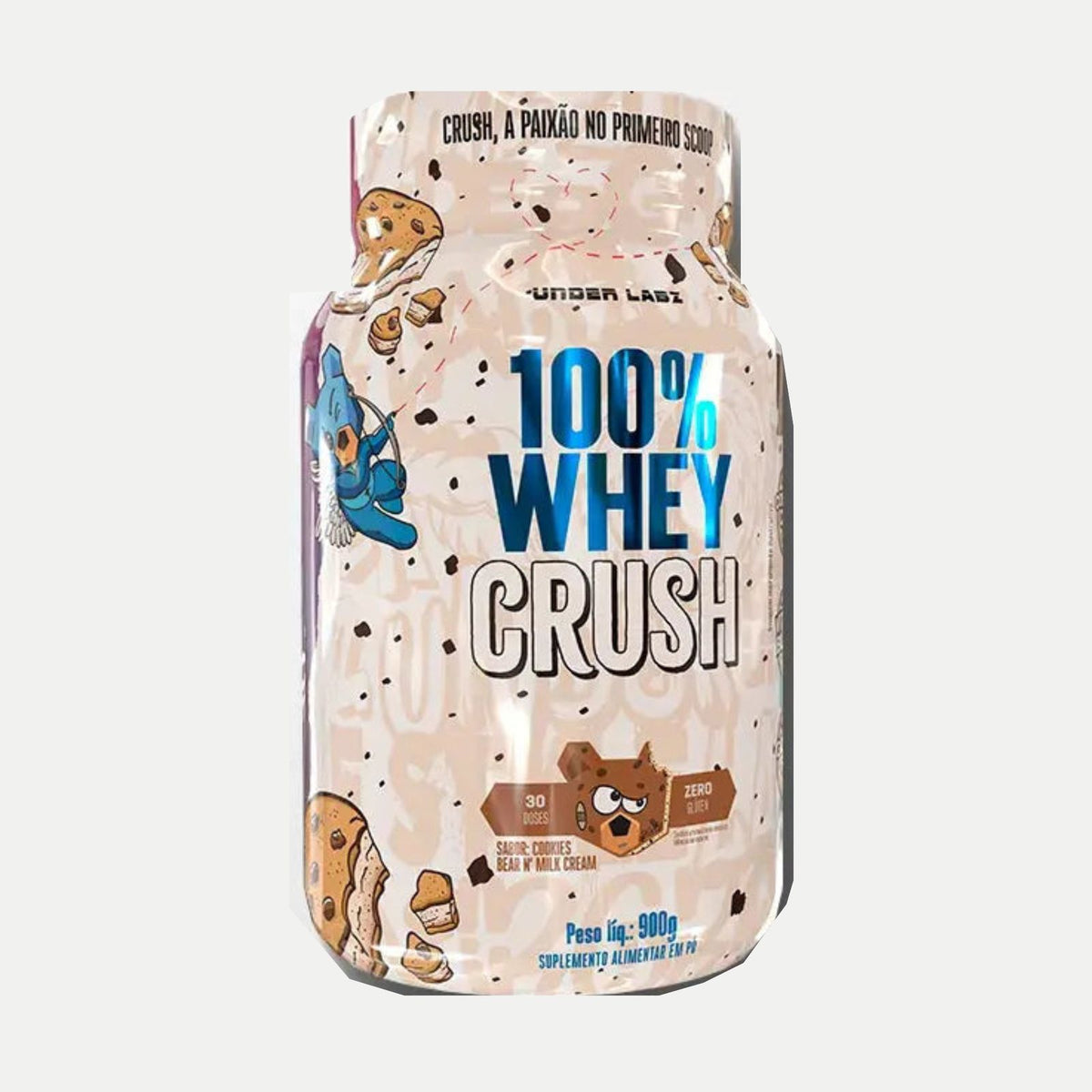 100% Whey Crush Under Labz Sabor Cookies Bear | 900g
