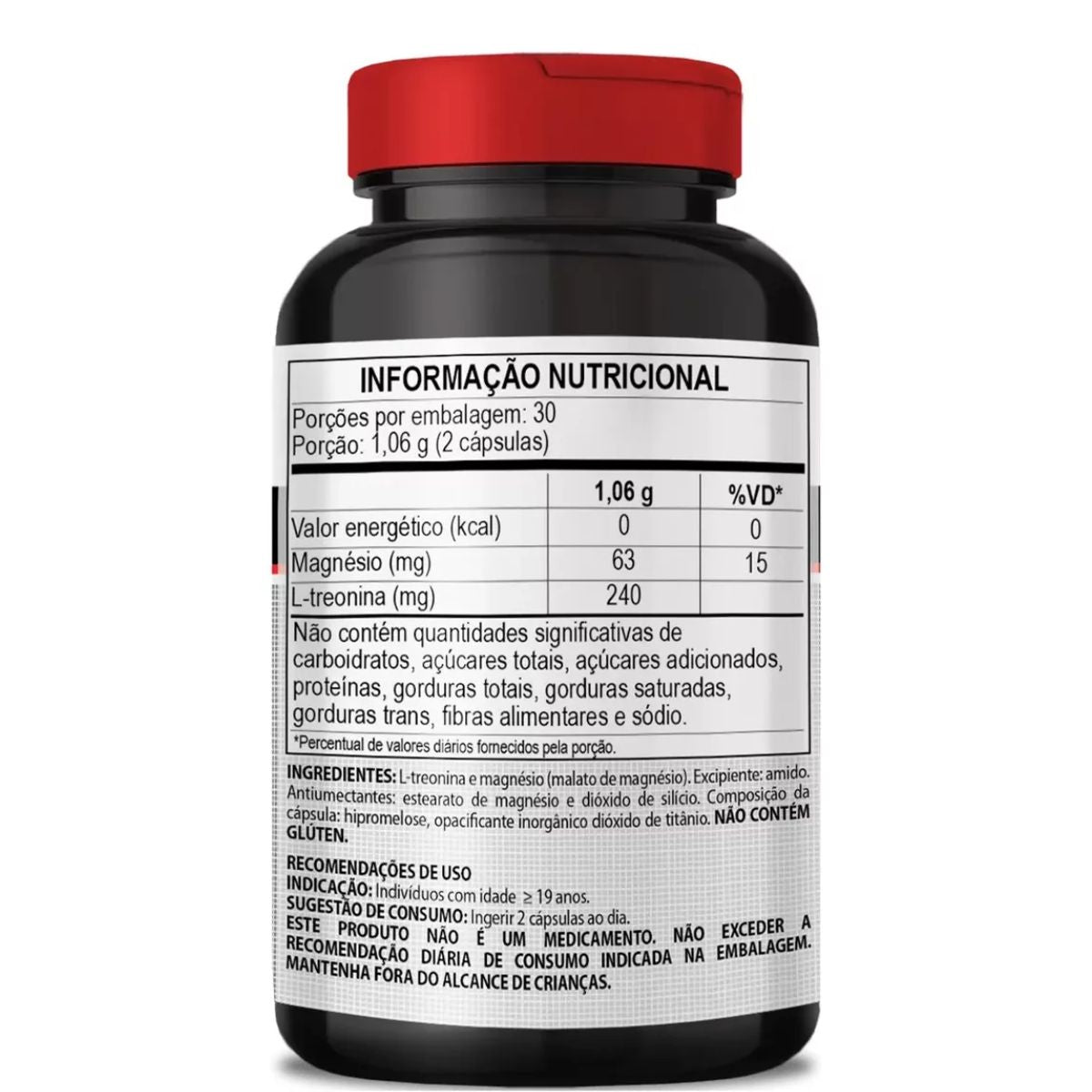 Treonat Mais | Magnésio + L-treonina |Clinicmais | 60 cápsulas