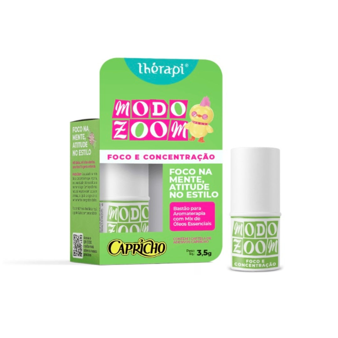 Óleo Essencial em Bastão Modo Zoom Foco e Concentração Ed. Capricho