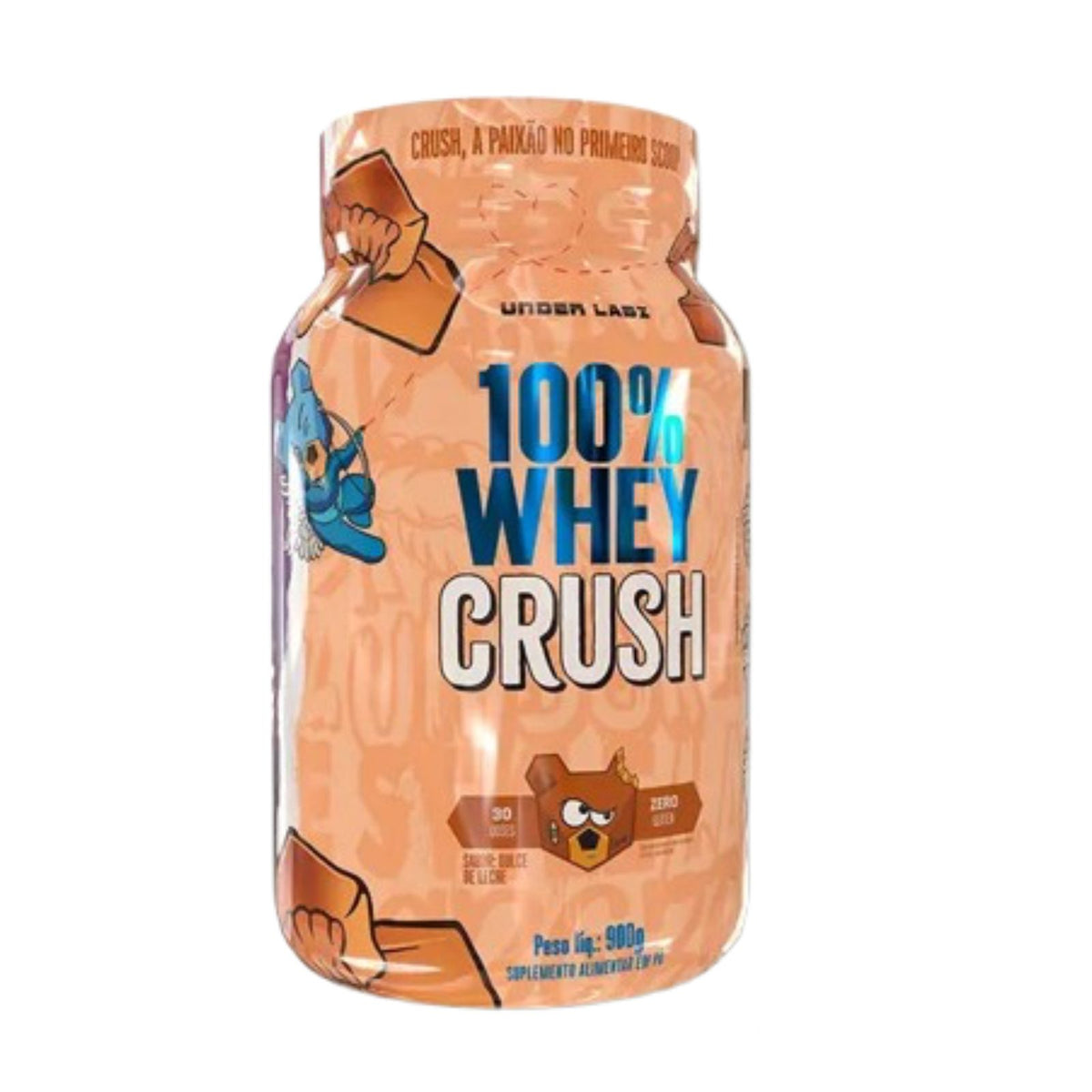 100% Whey Crush Under Labz Sabor Doce de Leite | 900g