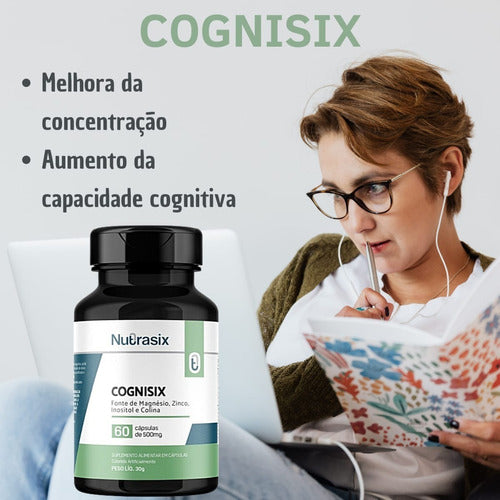 Kit 2x Cognisix - 60 Capsulas Cada - Nutrasix