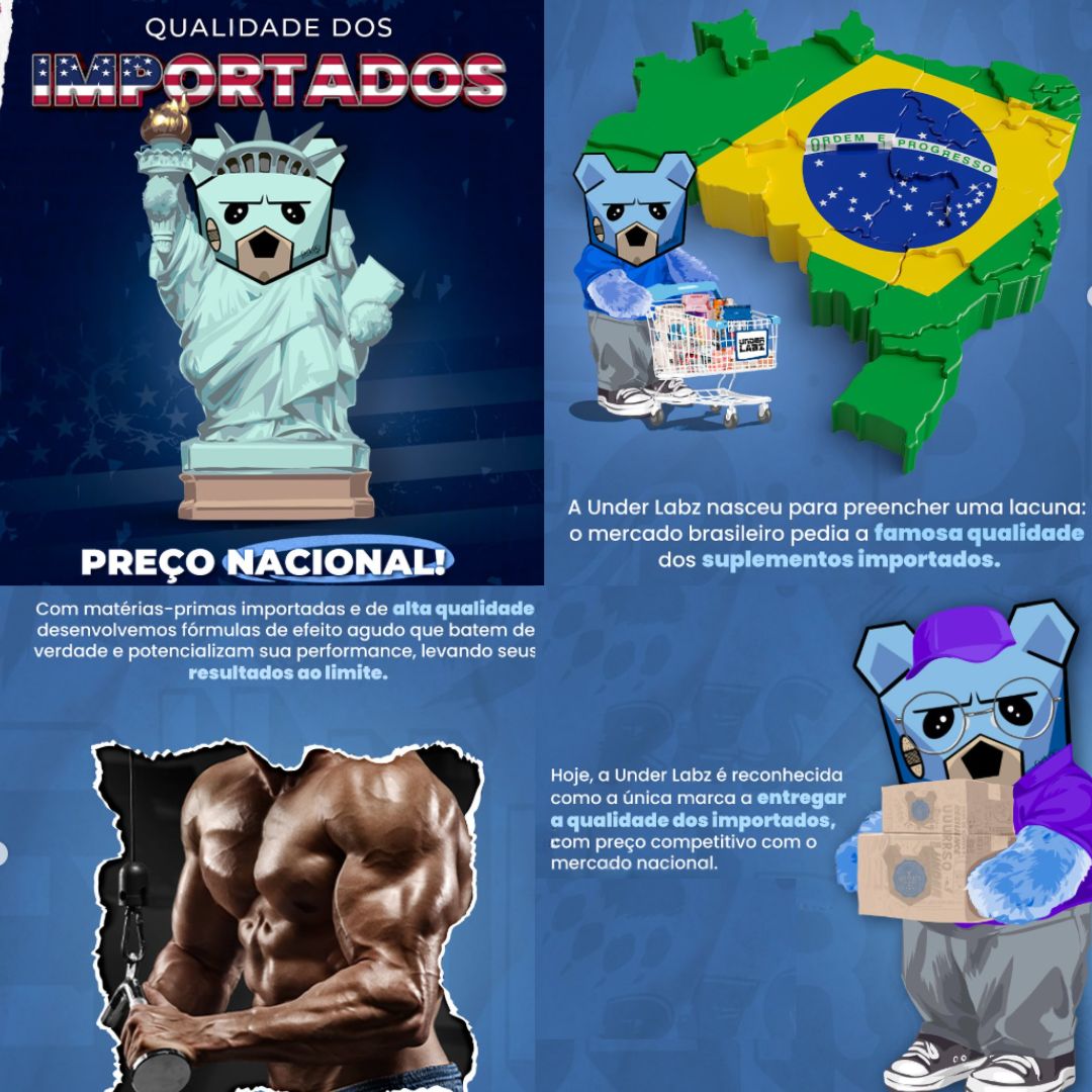 Kit 100% Whey Crush Doce de Leite + Creatina 300g Under Labz