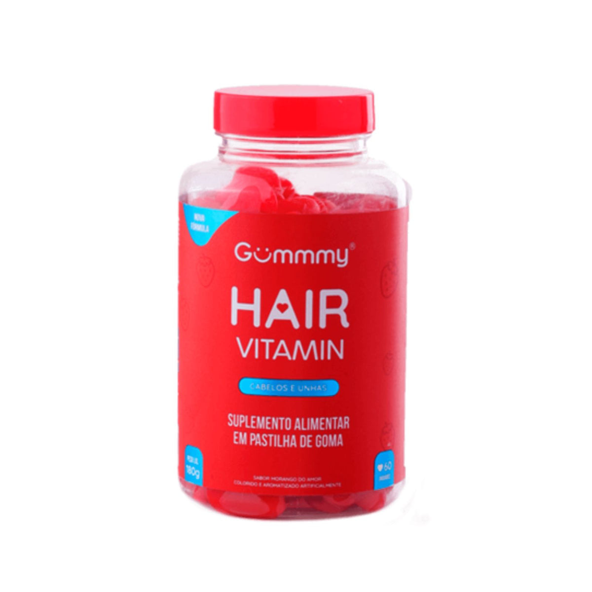 Gummy® Original Hair Vitamin Morango | 180g