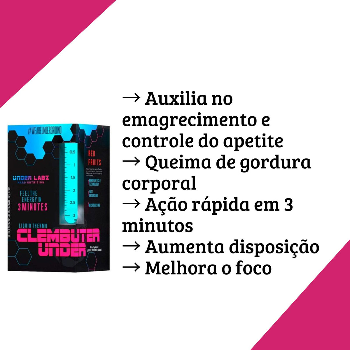 Clembuter Under Liquid Thermo Red Fruits | 250ml