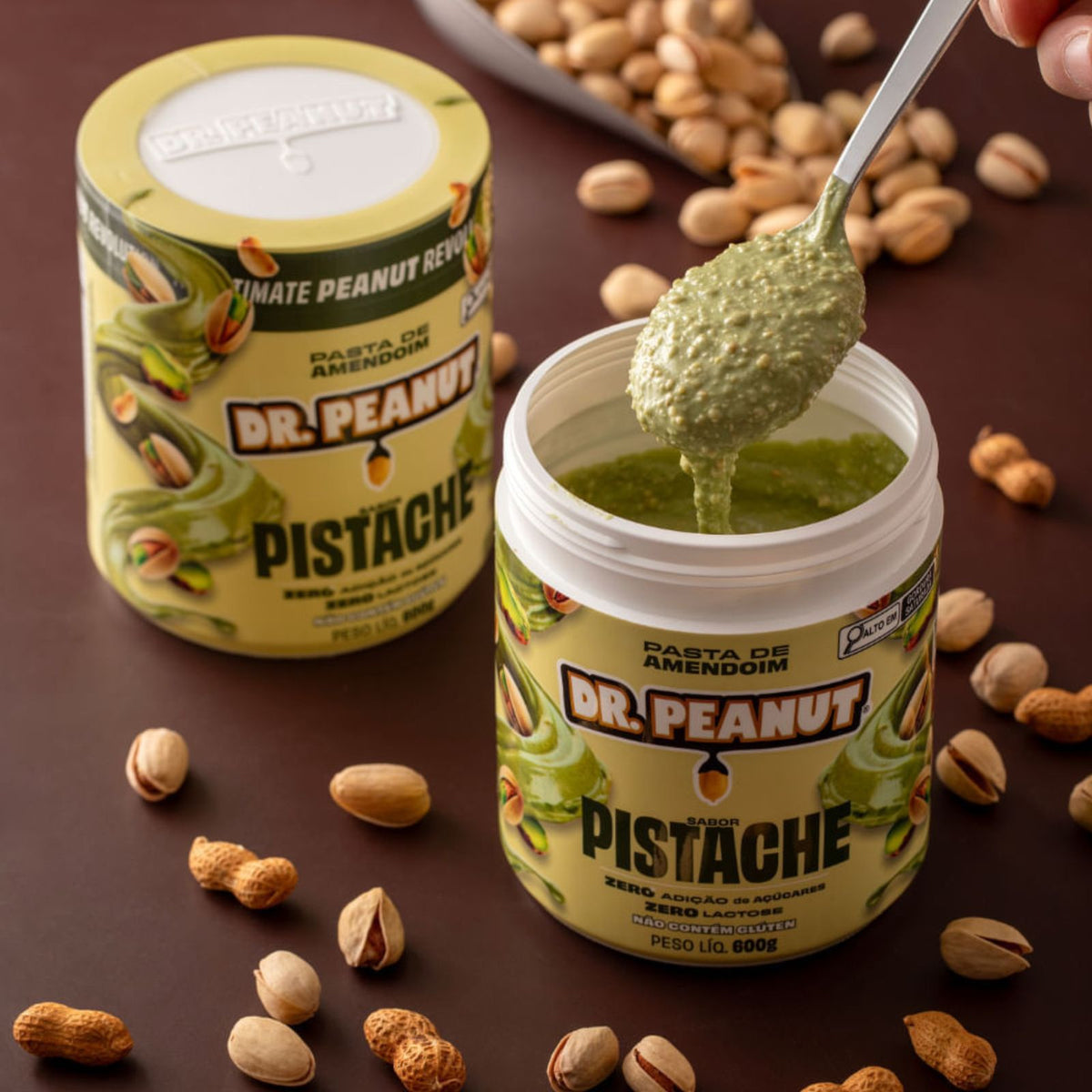 Pasta de amendoim sabor Pistache Dr. Peanut | 600g