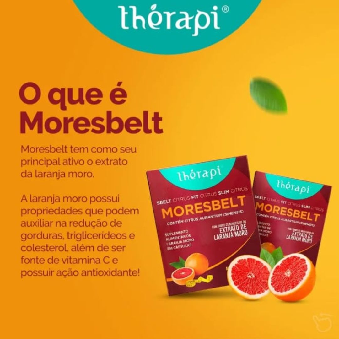 Moresbelt com Extrato De Laranja Moro Thérapi | 60 cápsulas