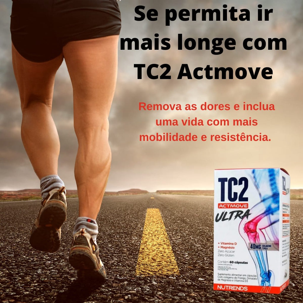 Tc2 Actmove Ultra Colágeno Tipo 2 Nutrends | 60 cápsulas