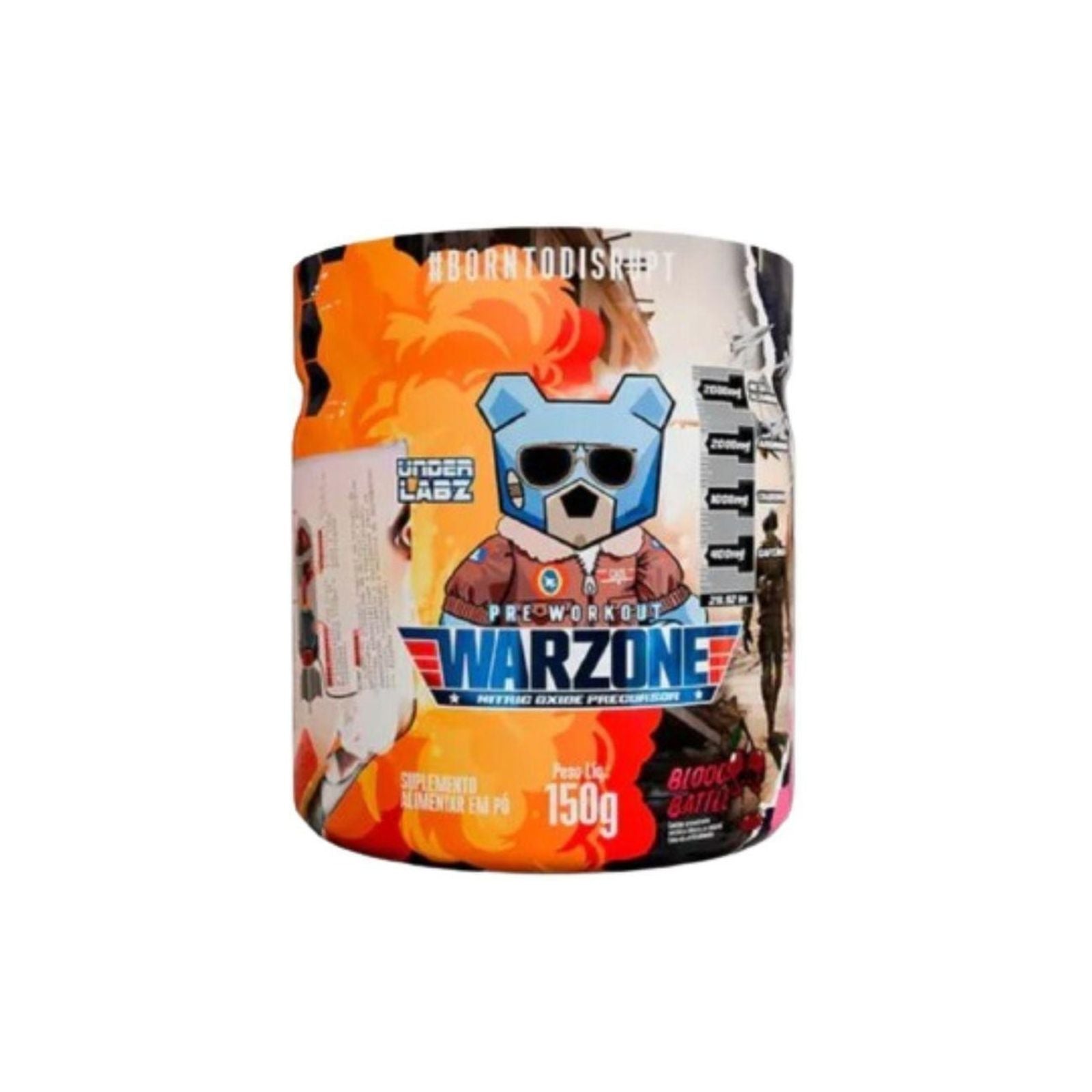 Warzone Blood Battle Pré Treino Under Labz | 150g