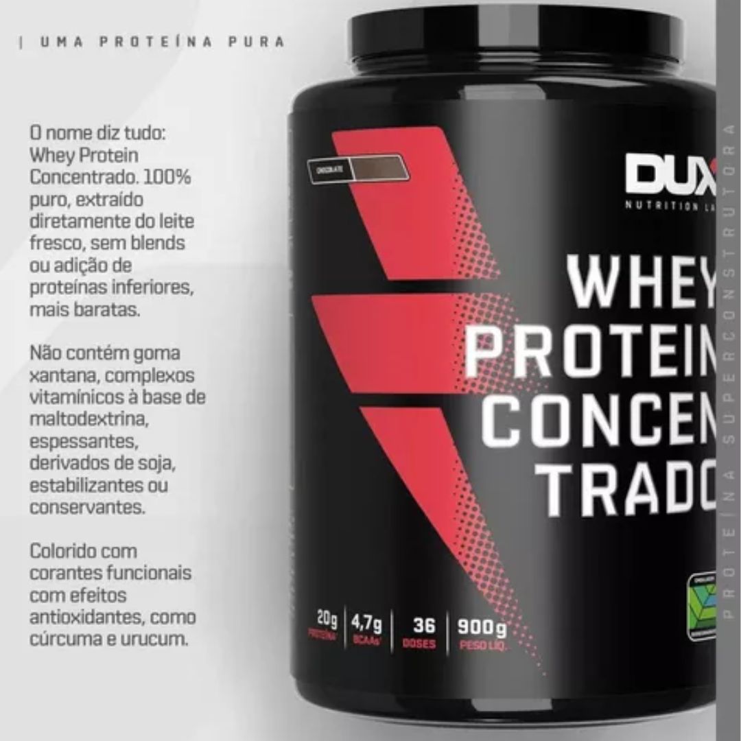 Whey Protein Concentrado Dux Human Health Baunilha | 900g