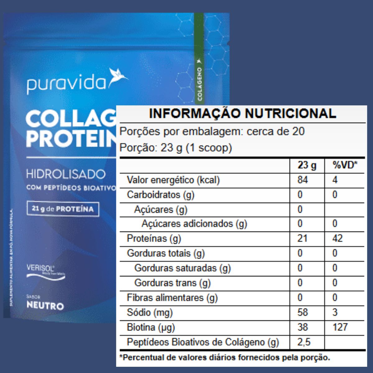 Collagen Protein Puravida Neutro | 450g