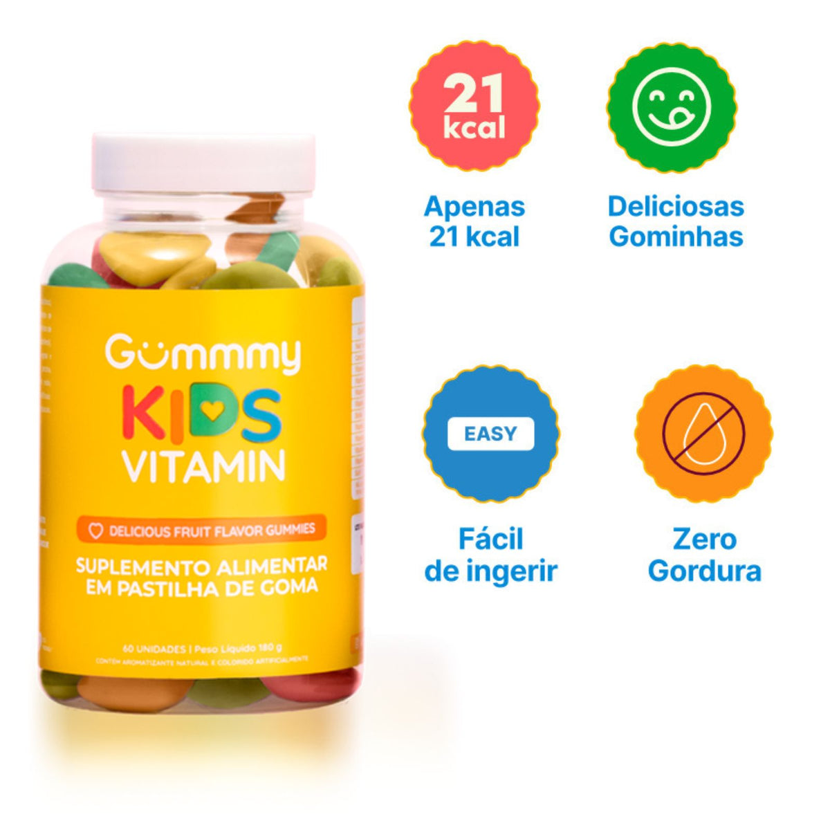 Gummy® Original Kids Vitamin Sabores | 180g