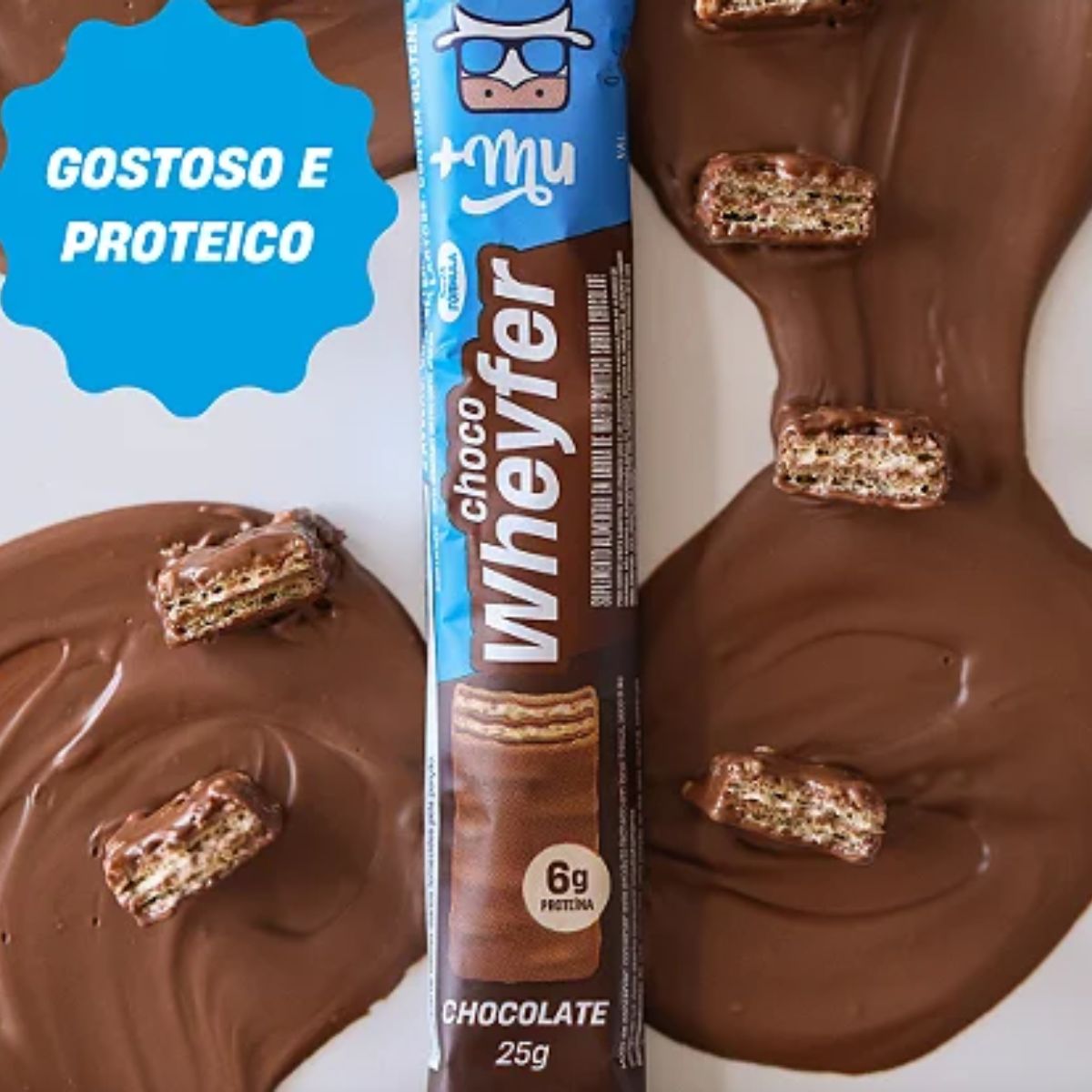 Choco Wheyfer Mais Mu Sabor Chocolate | 12x25g