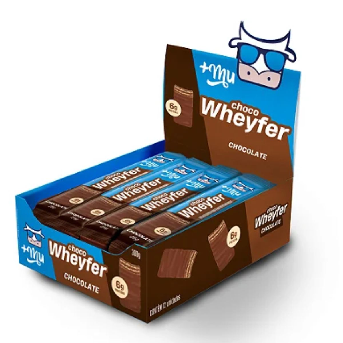 Choco Wheyfer Mais Mu Sabor Chocolate | 12x25g