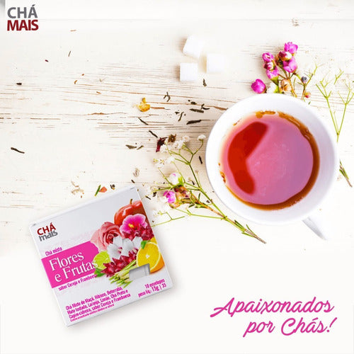 Chá Flores E Frutas Chá Mais - 10 Sachês