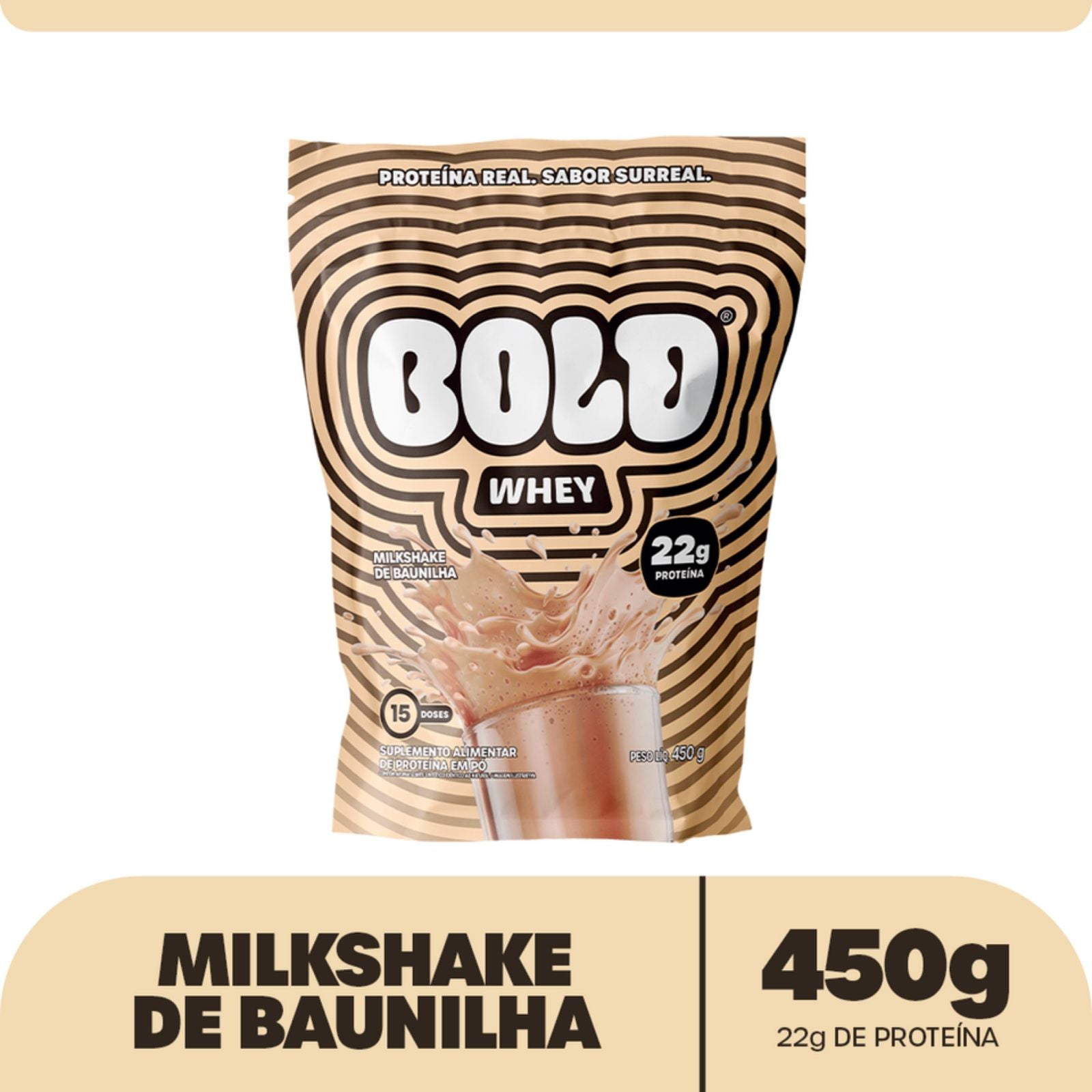 Bold Whey MilkShake de Baunilha | 450g