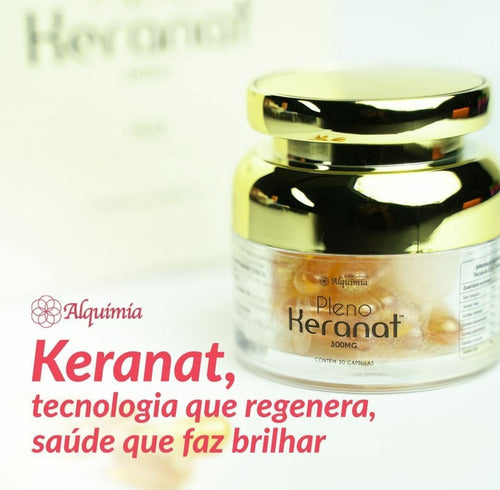 Kit | 2x Pleno Keranat 300mg Tecnologia Paris Alquimia | 30 cápsulas