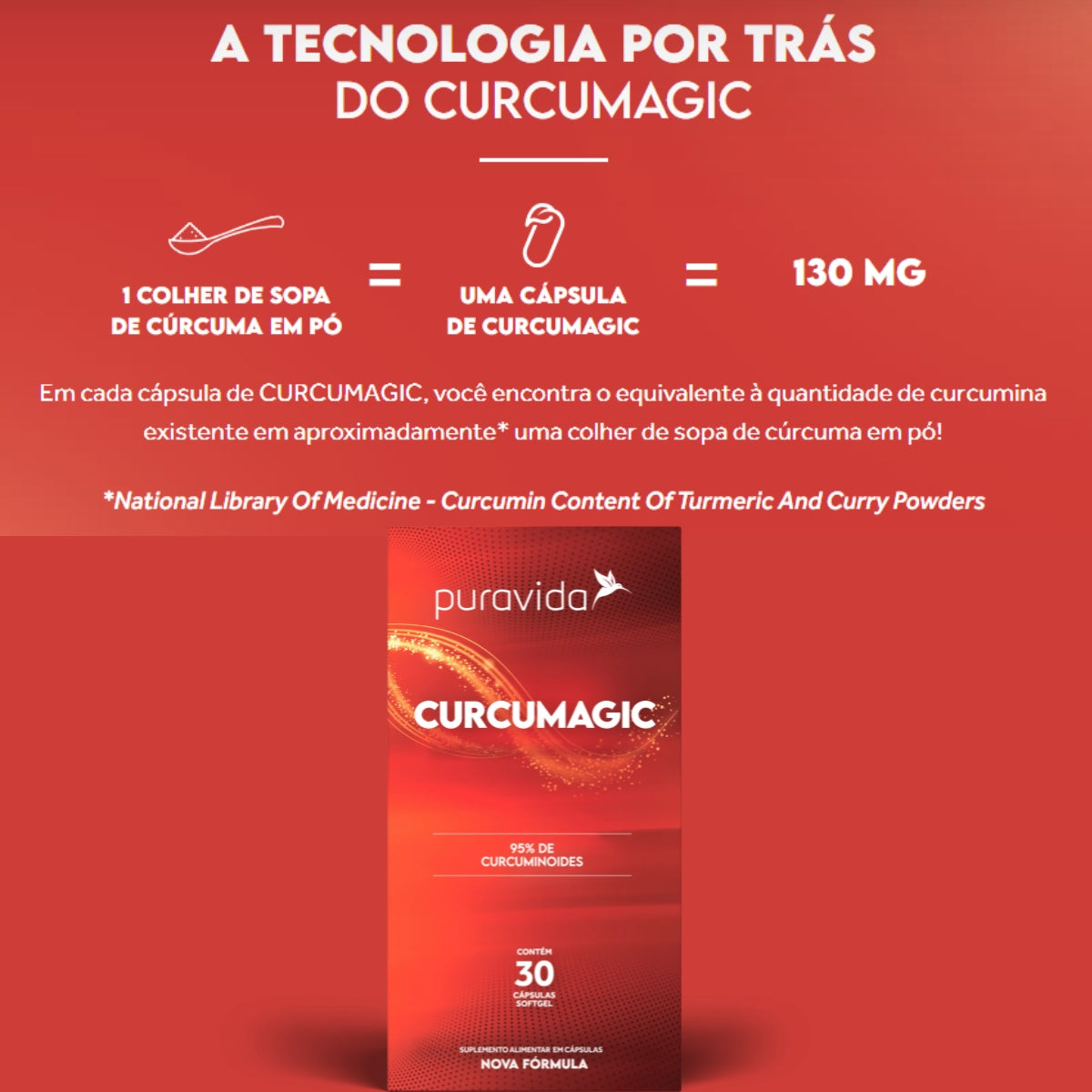 Curcumagic Puravida | 30 cápsulas