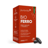 Bio Ferro Quelato + Vitamina C Puravida | 60 cápsulas