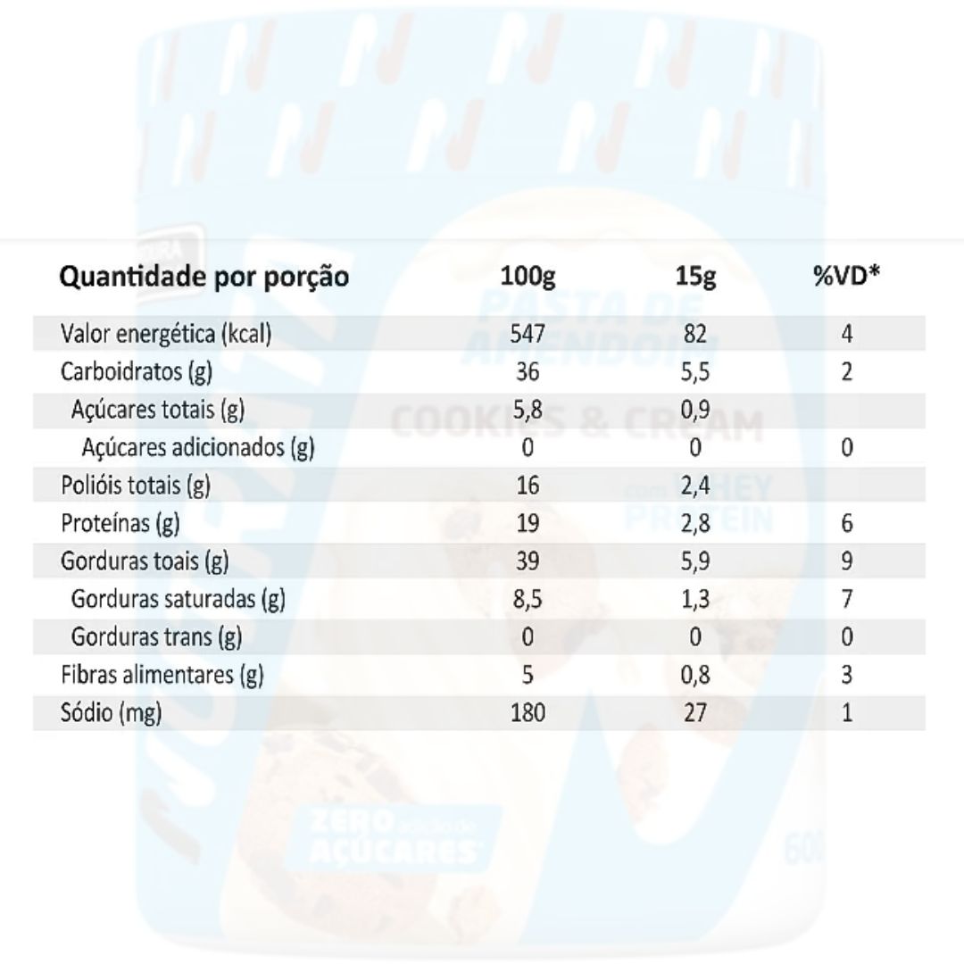 Pasta De Amendoim com Whey Cookies E Cream Nutrata | 600g