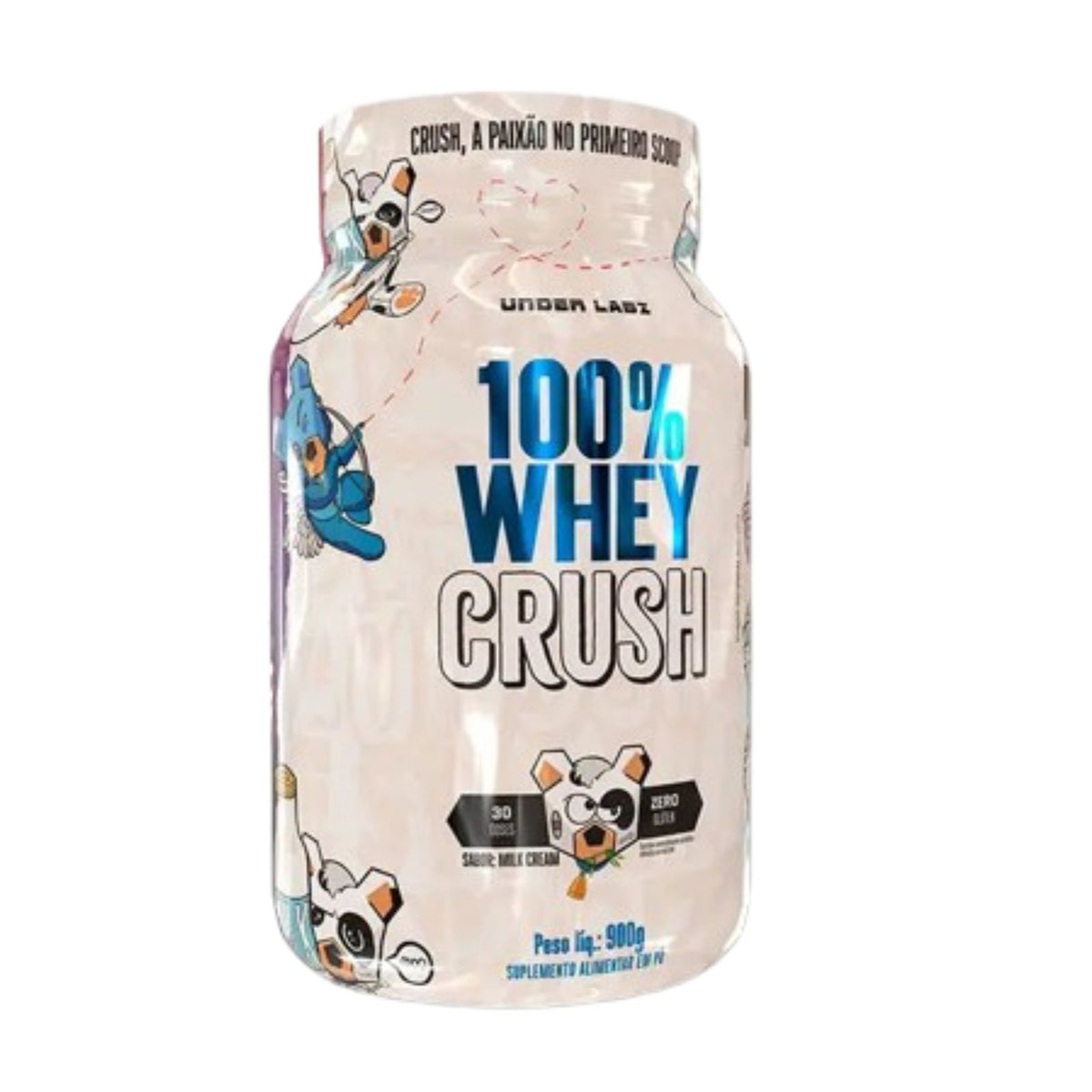 100% Whey Crush Under Labz Sabor Milk Cream | 900g