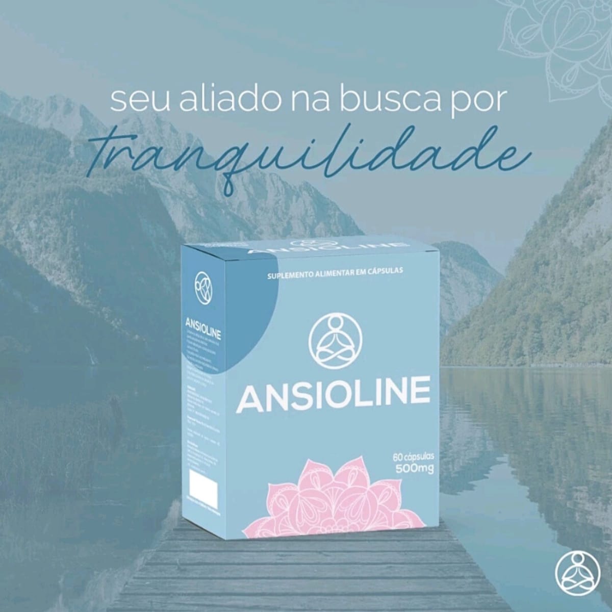 Ansioline Suplemento Alimentar combate Ansiedade | 60 cápsulas