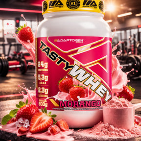 Tasty Whey 3W Adaptogen Sabor Morango | 900g