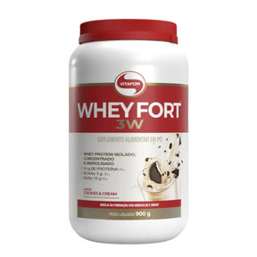 Whey Fort 3W Sabor Cookies & Cream Vitafor | 900g