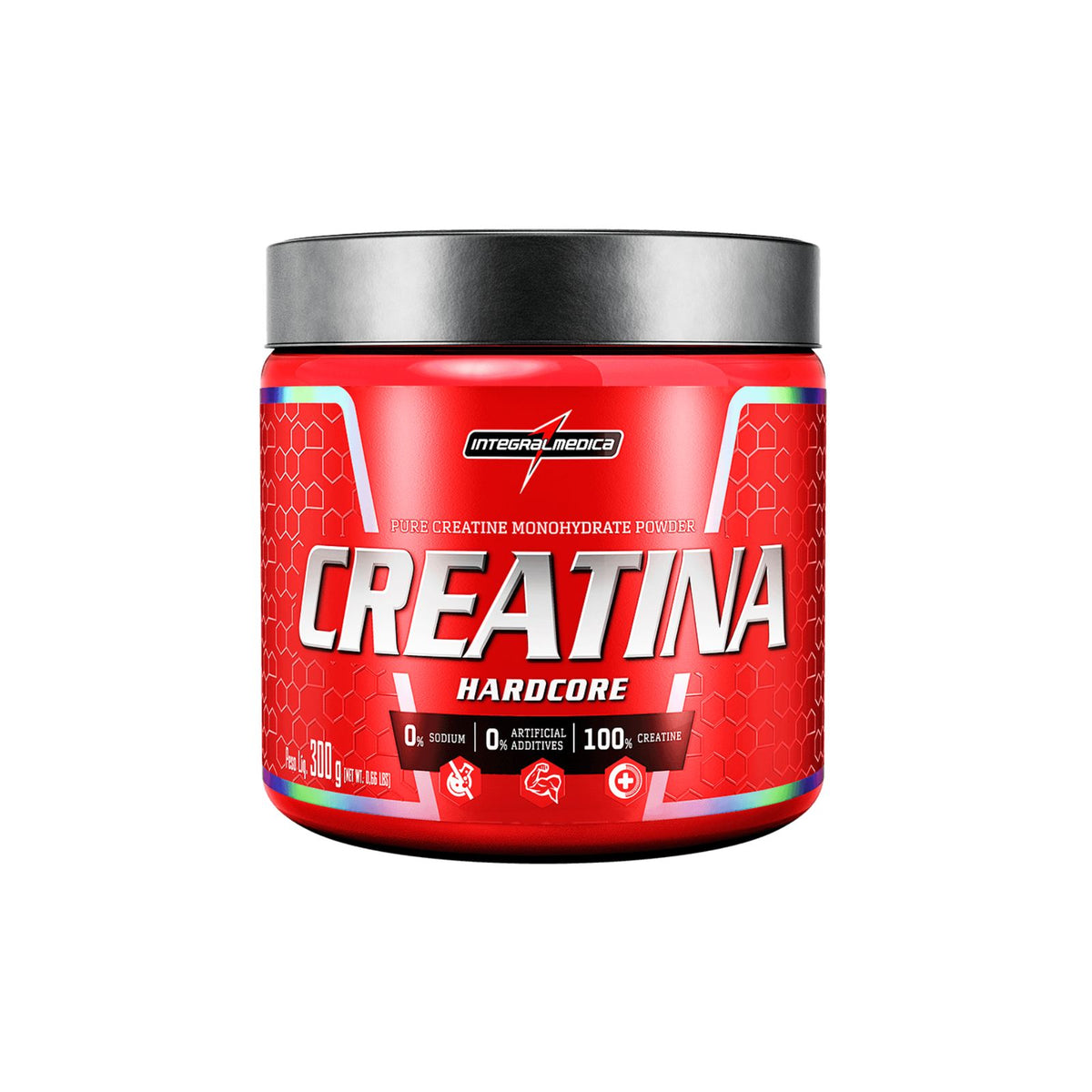 Creatina 100% Pura Hardcore Integralmedica | 300g