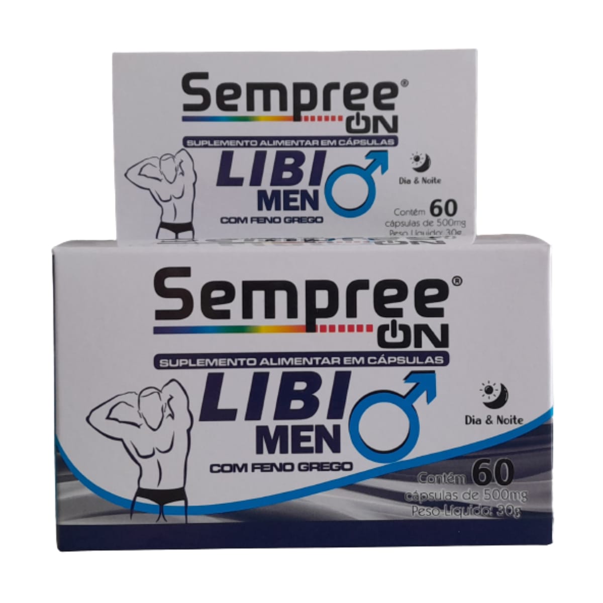 Libi Men Feno Grego com Vitaminas Sempree | 60 cápsulas