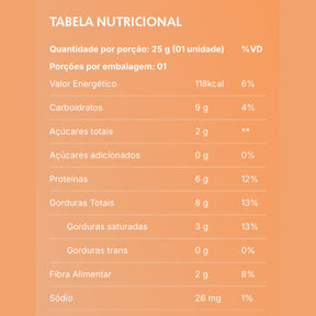 Barrinha True Crunch Pro Chocolate Branco com Amendoim | Unitário 25 g