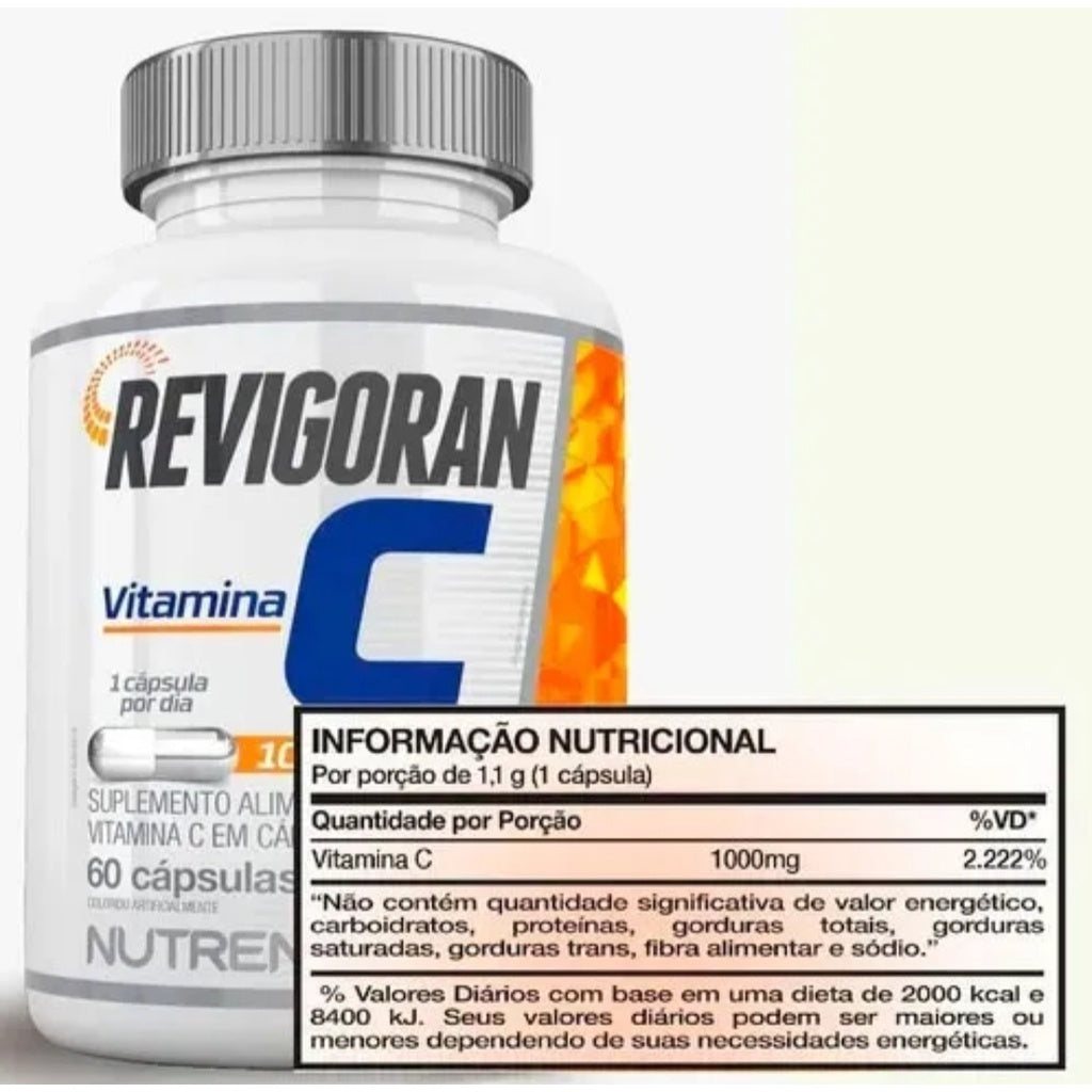 Revigoran Vitamina C 1000mg Nutrends | 60 cápsulas
