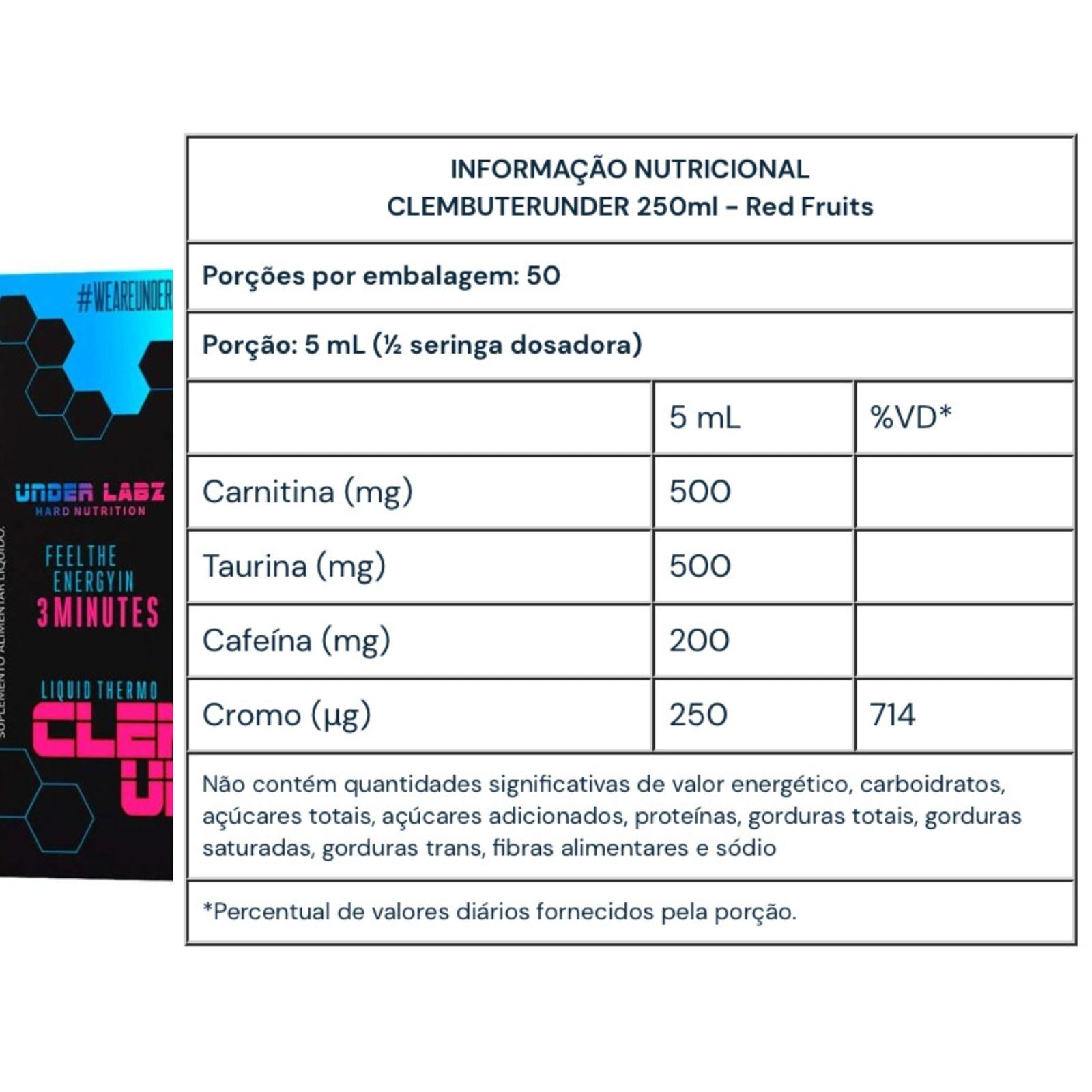 Clembuter Under Liquid Thermo Red Fruits | 250ml