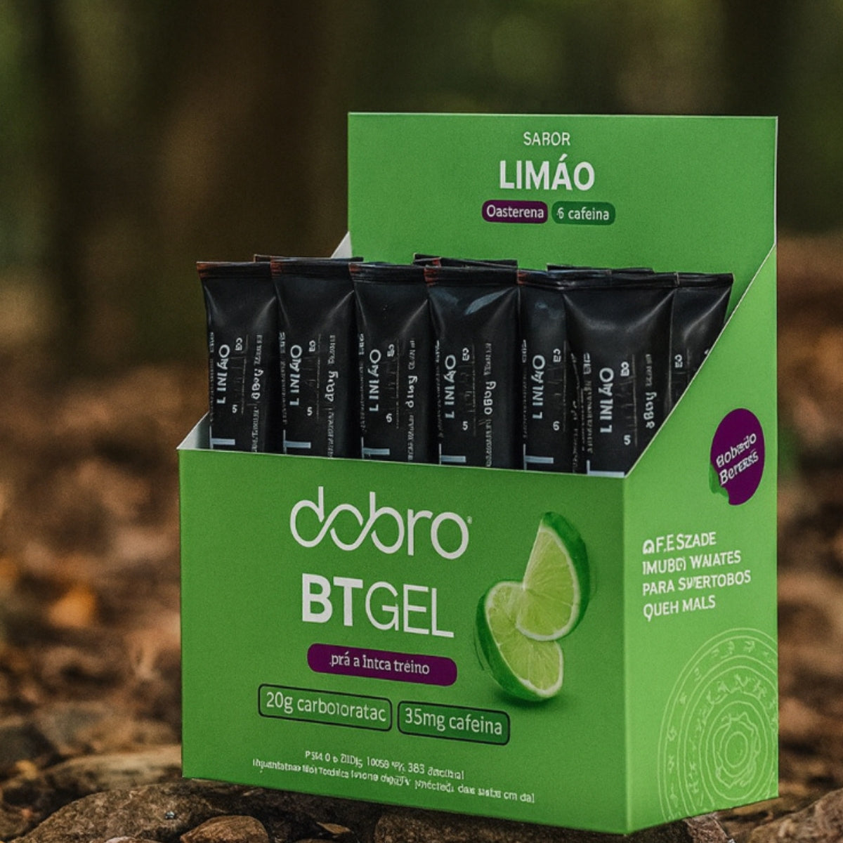 BT Gel Beterraba com Limão e Cafeína Dobro | 10x30g