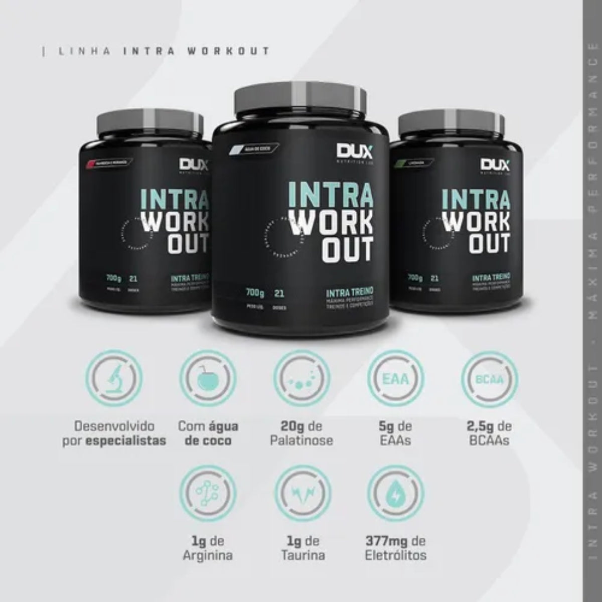 Intra Workout Framboesa com Morango Dux | 700g