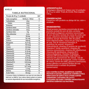 Barra Protein Crisp Bar Trufa de Avelã Integralmedica | 12x45g