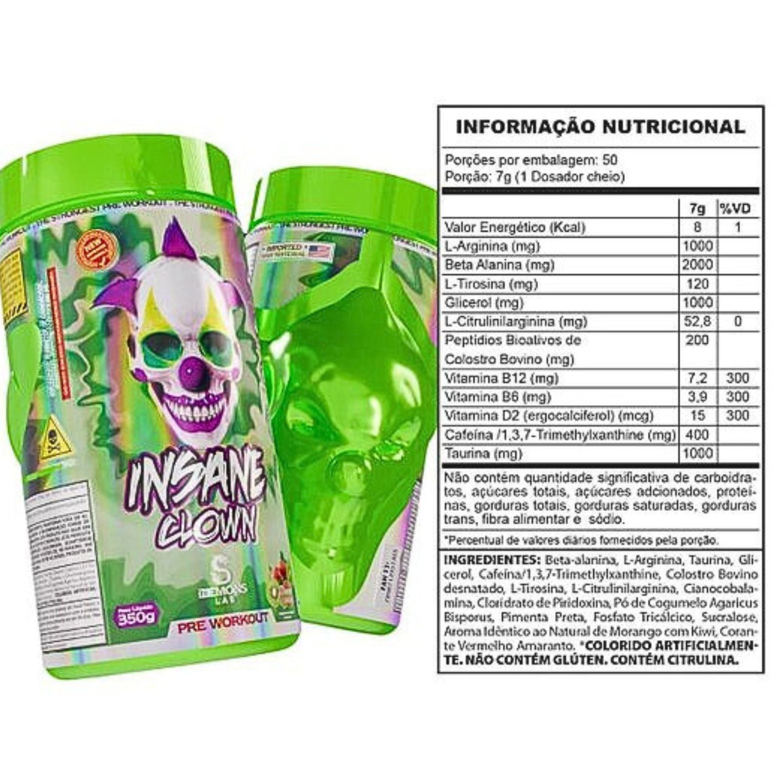 Pré Treino Insane Clown Demons Lab Gummy Candy | 350g