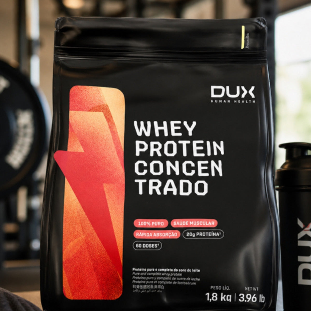 Whey Protein Concentrado Dux Human Health Baunilha 1,8k