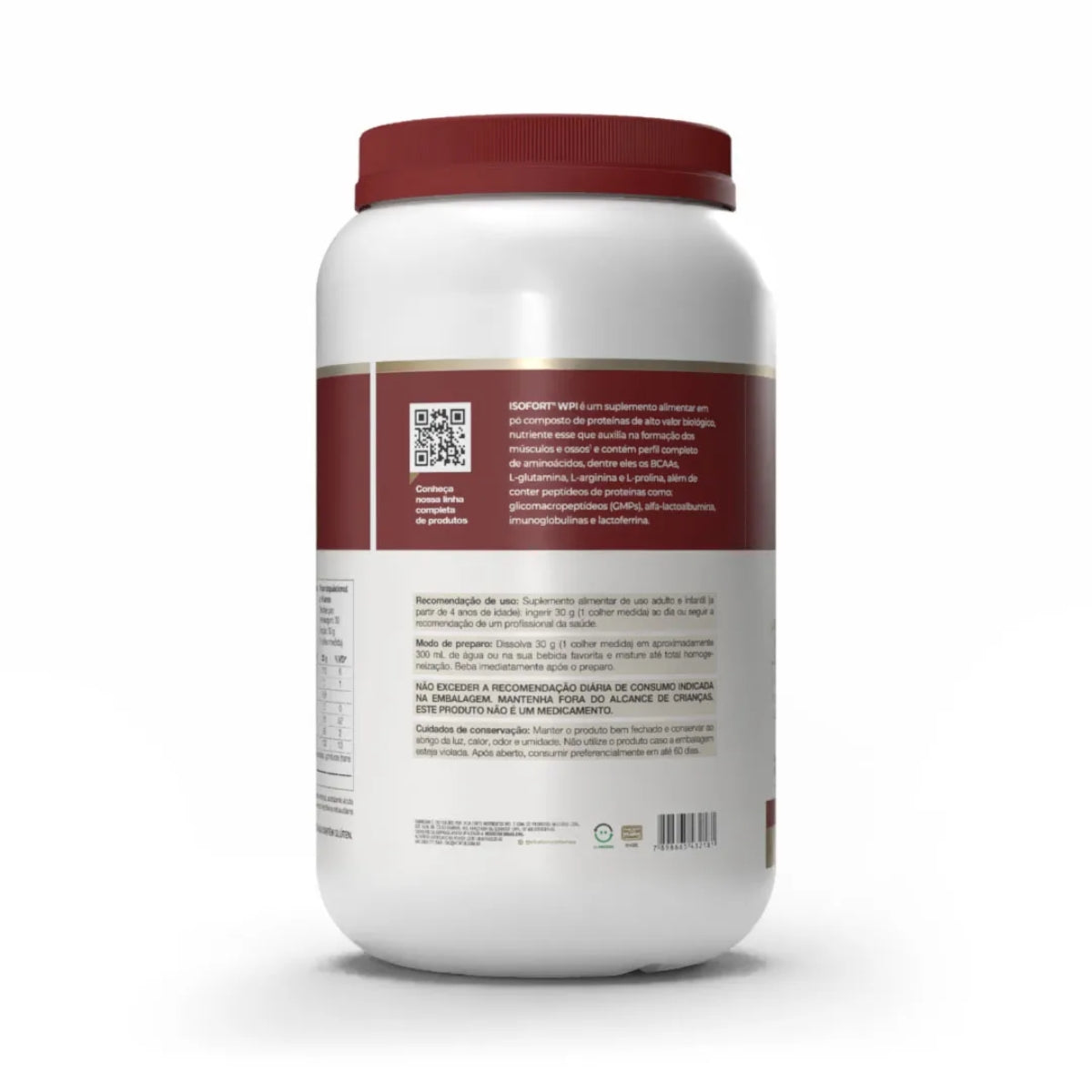 Isofort Sabor Frutas Vermelhas Vitafor | Pote 900g
