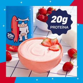 Whey Concentrado Mais Mu Morango | Pote 450g