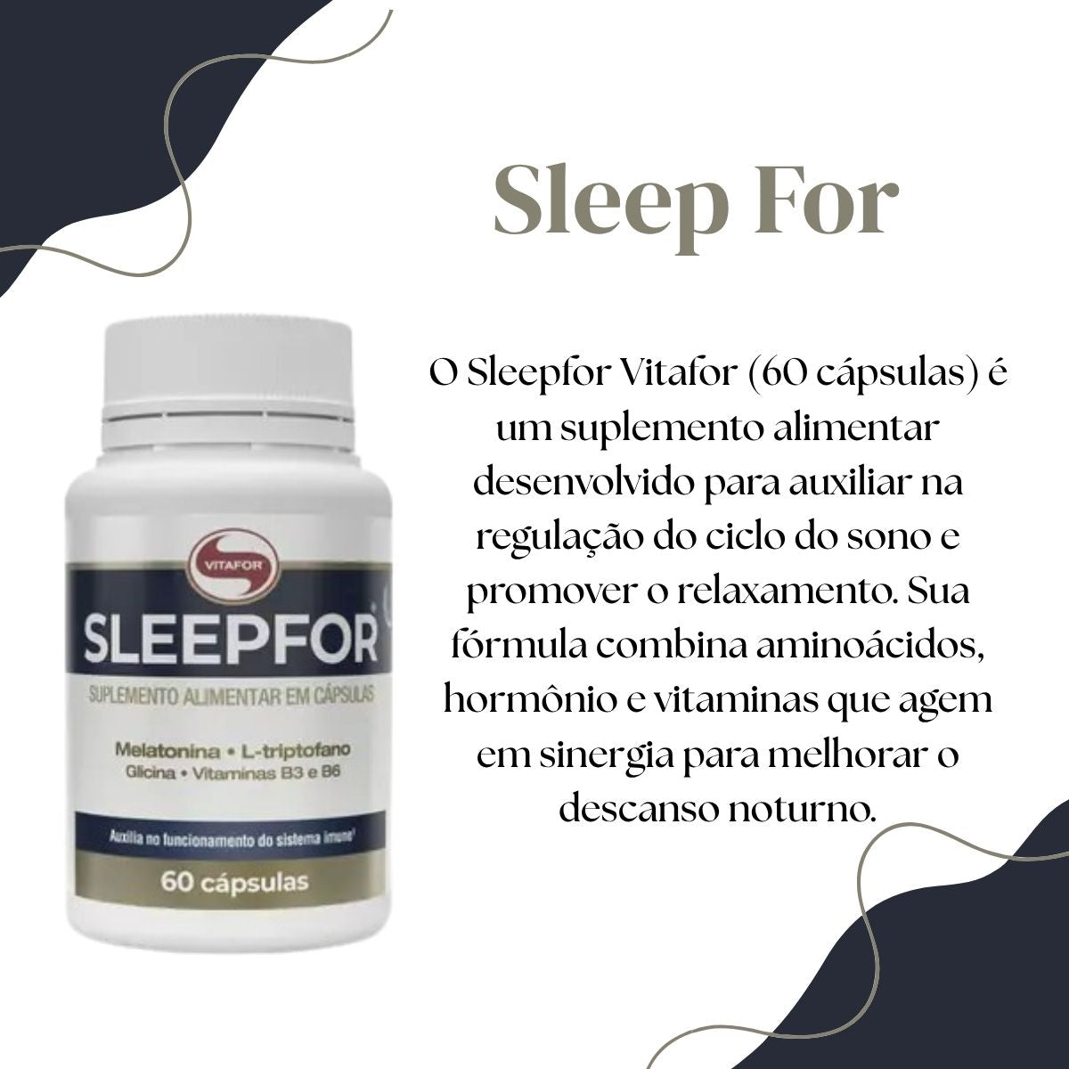 Sleepfor Vitafor | 60 cápsulas